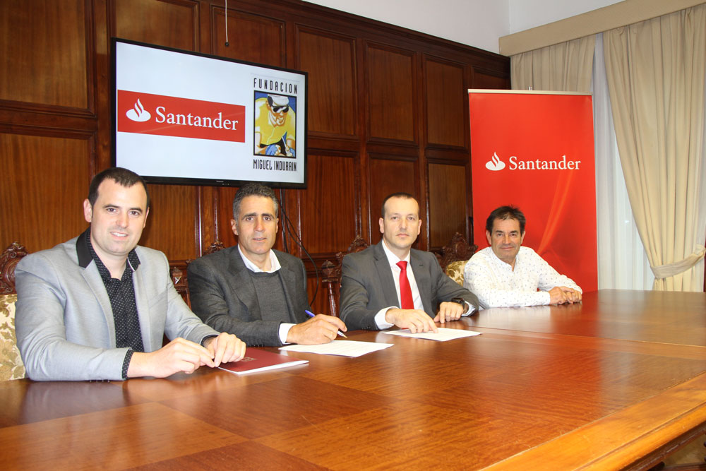 Banco Santander y Fundación Miguel Induráin Fundazioa renuevan su acuerdo de patrocinio